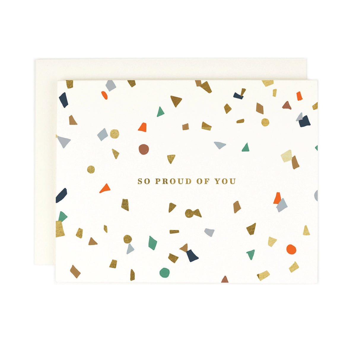 So Proud of You Confetti Greeting Card