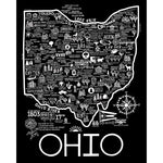 Load image into Gallery viewer, Ohio Map Black

