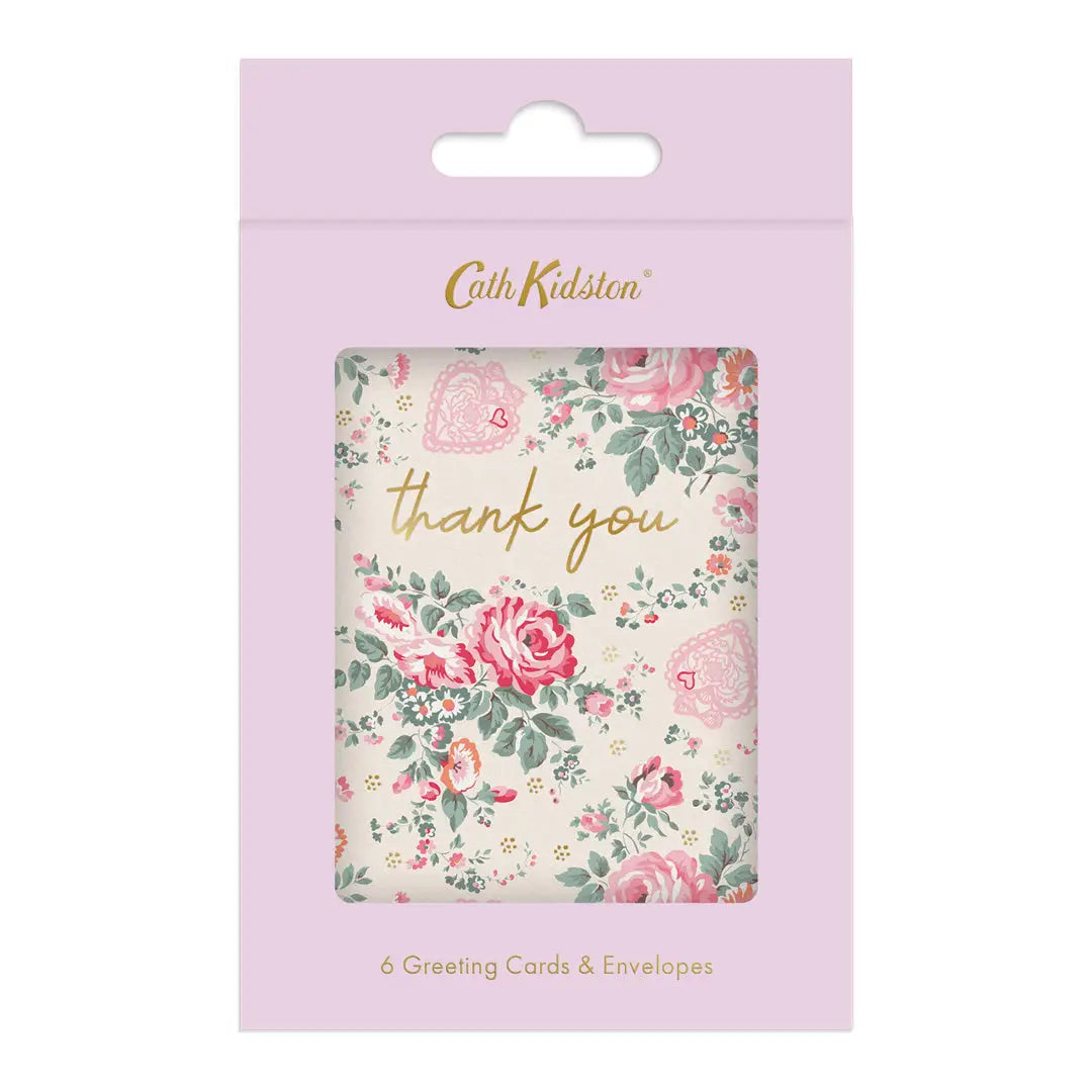 Hackney Rose Mini Greeting Card