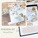 Load image into Gallery viewer, Travel Ephemera Kit For Paper Crafting
