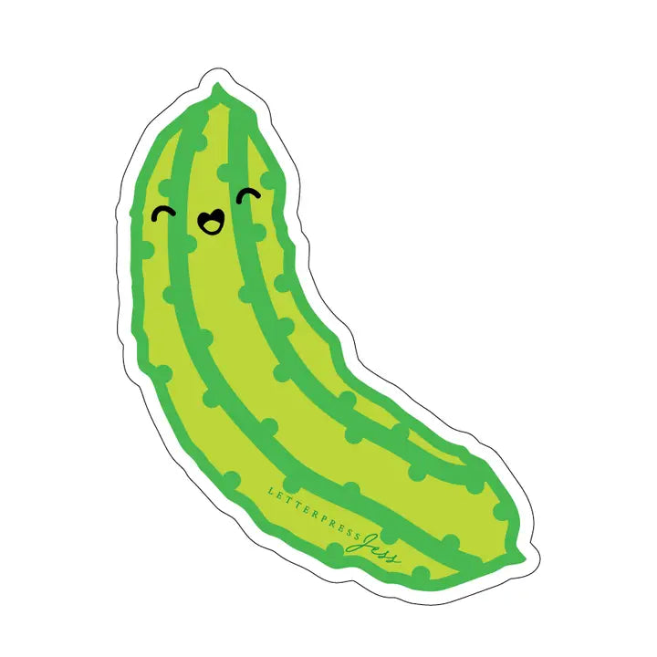 Cutie Kawaii Pickle Sticker
