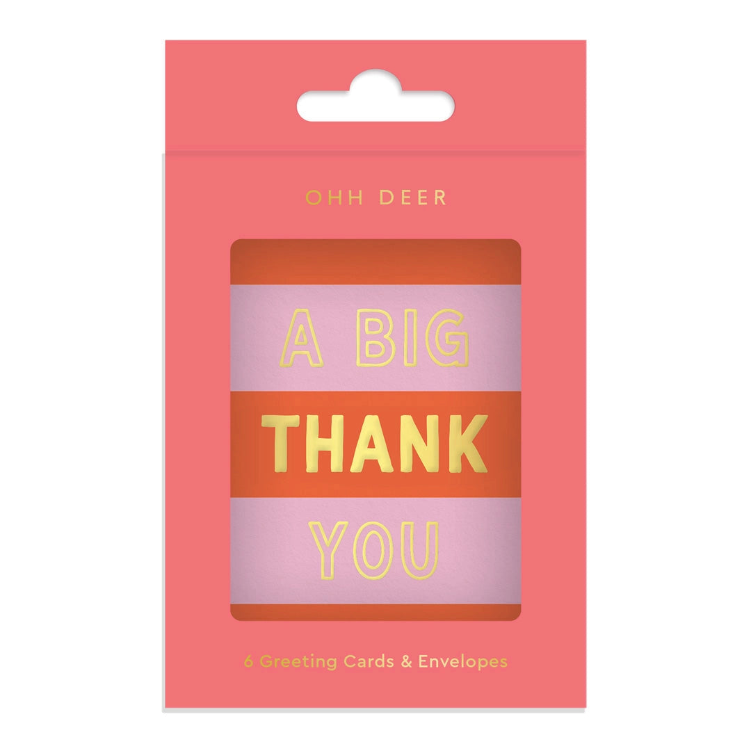 A Big Thank You Mini Greeting Card