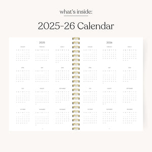 Sunny Poppies 2025-2026 Academic Planner