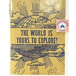 Load image into Gallery viewer, Explore Graduation Diecut Keepsake Letterpress Card

