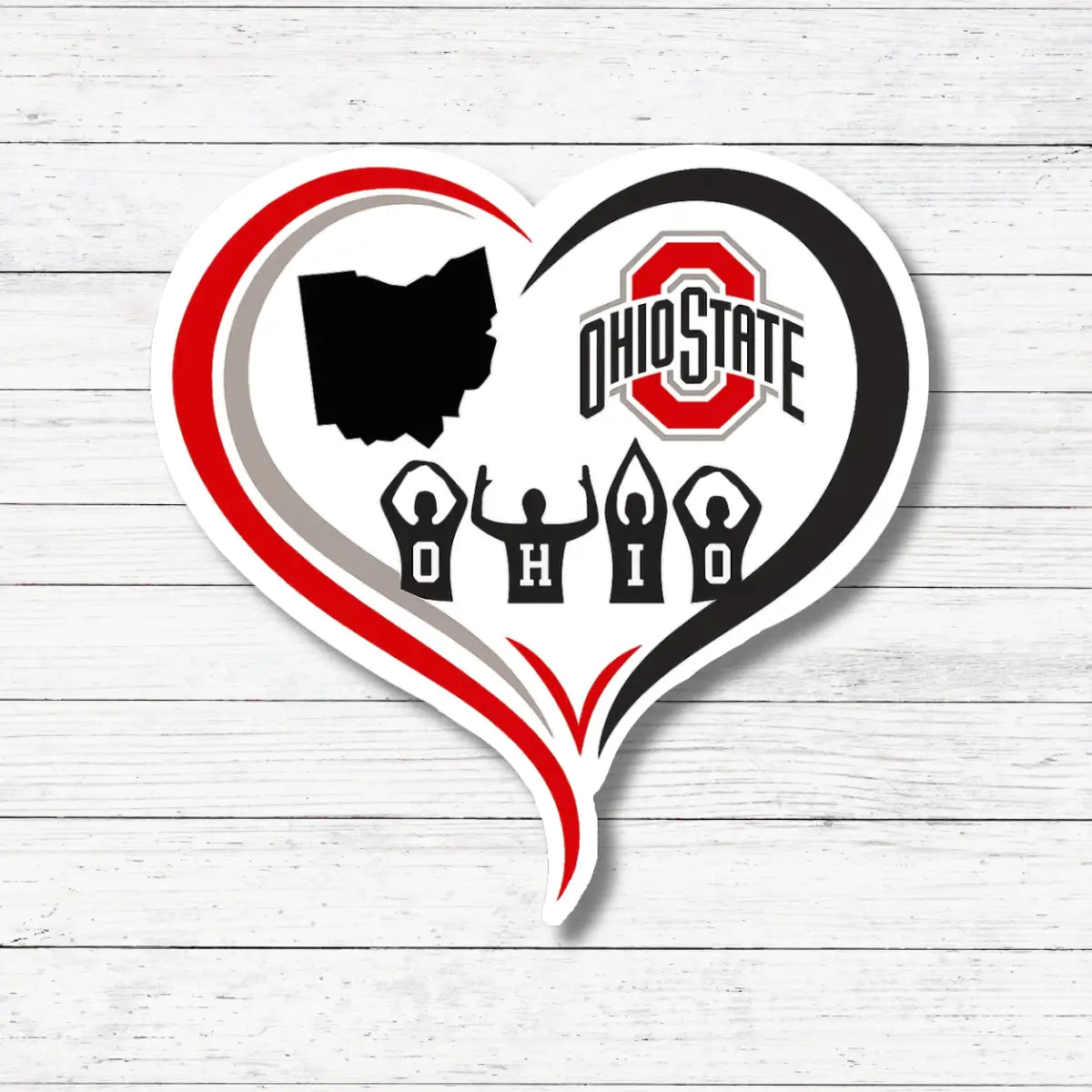 O-H-I-O Sticker