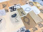 Load image into Gallery viewer, Portrait Ephemera Kit For Paper Crafting
