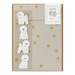 Load image into Gallery viewer, Midori Animal Letter Sets with Stickers
