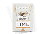 Load image into Gallery viewer, About Damn Time Wedding Cake Greeting Card
