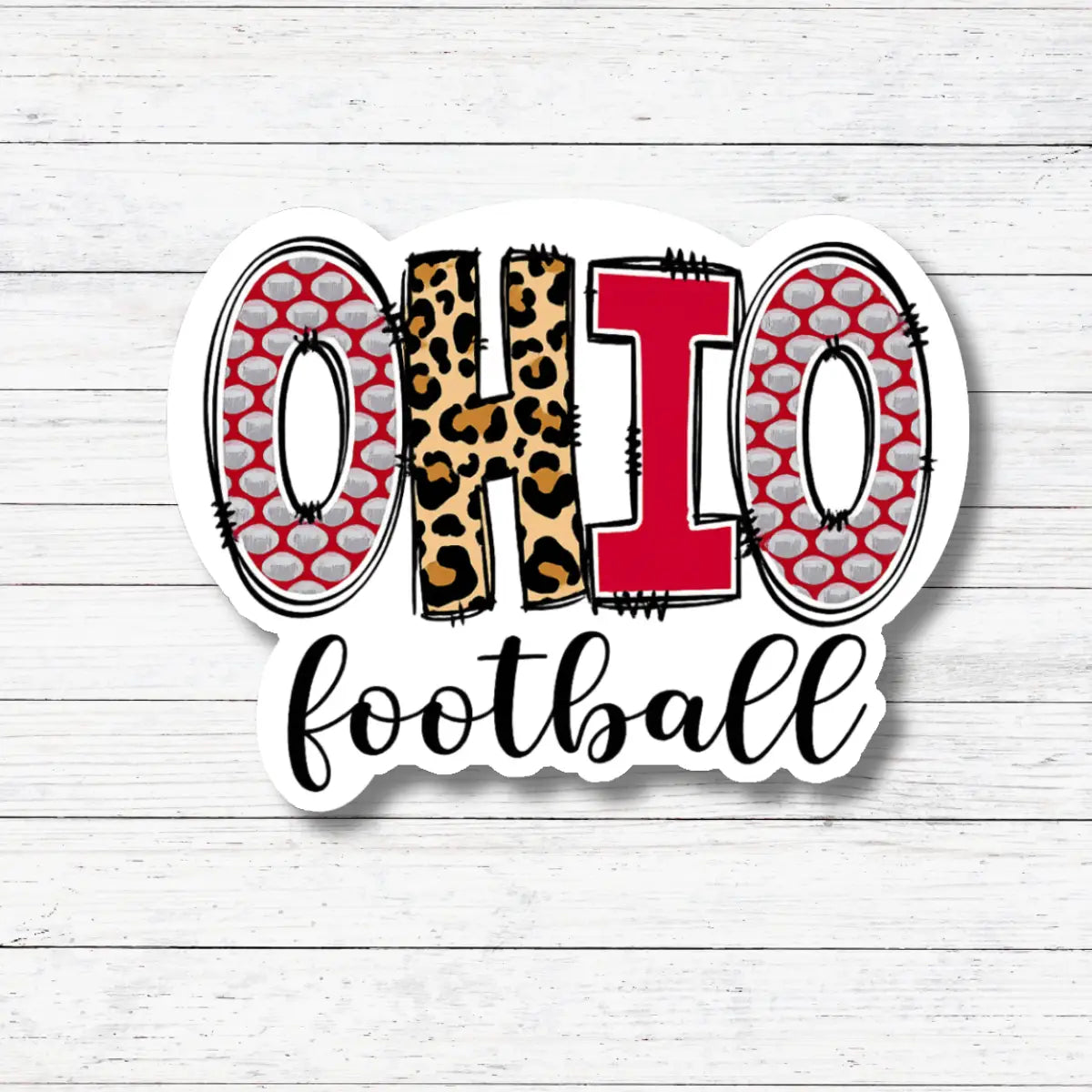 Ohio Football Sticker