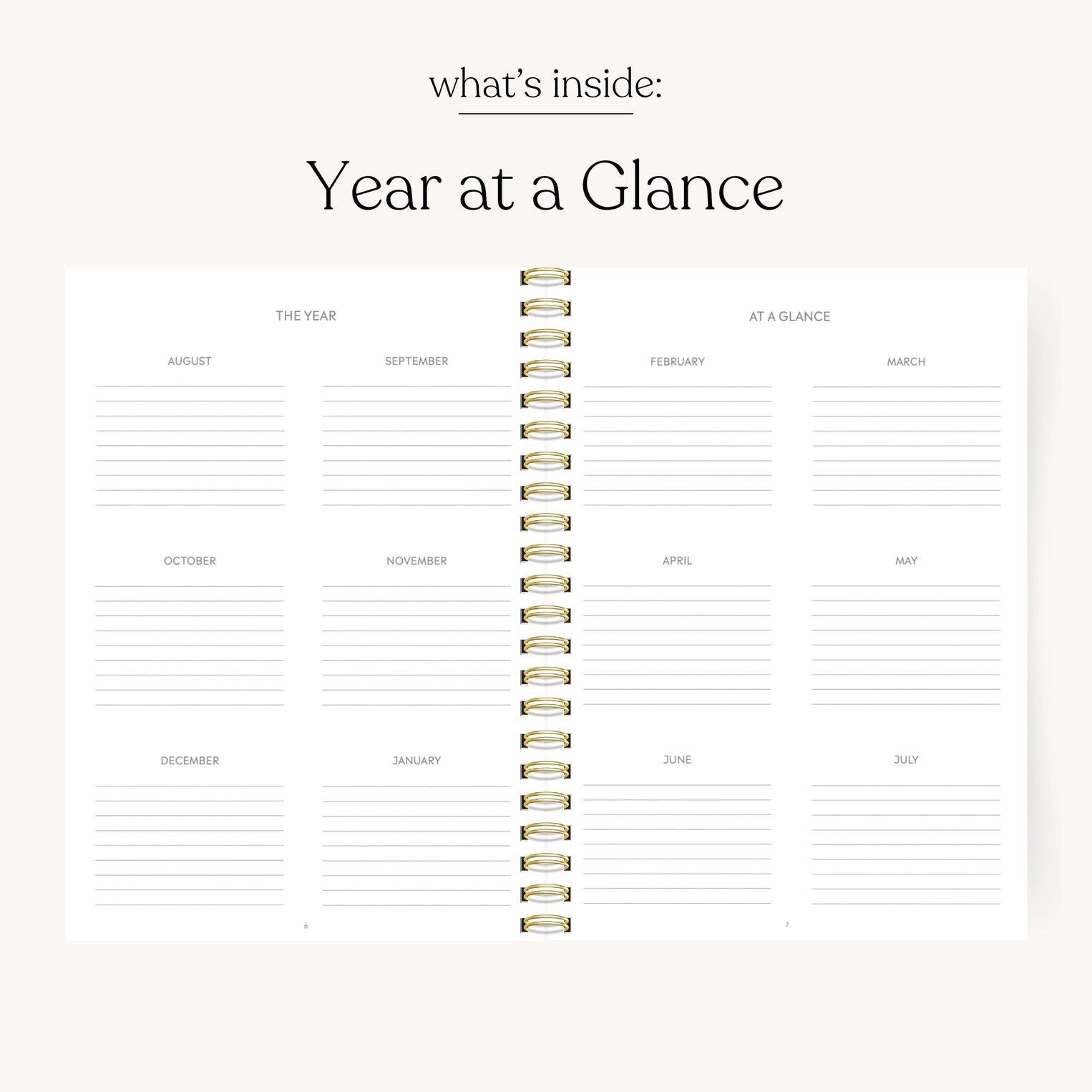 Sunny Poppies 2025-2026 Academic Planner