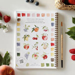 Load image into Gallery viewer, Emily Lex  Fruit Watercolor Workbook
