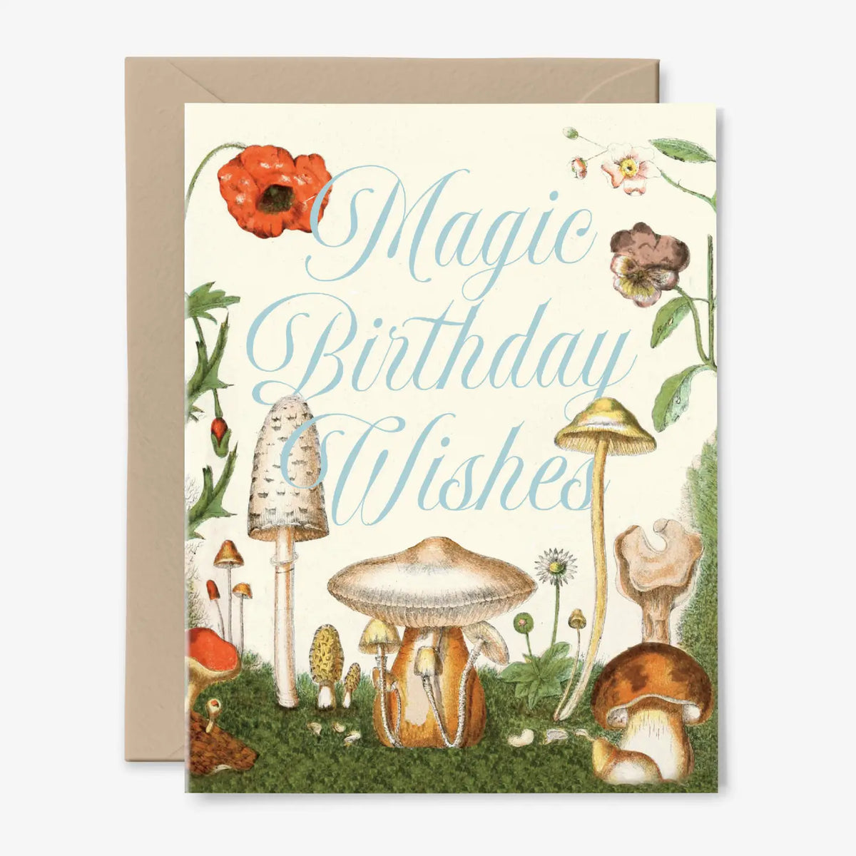 Magic Birthday Wishes Mushroom Card – On Paper