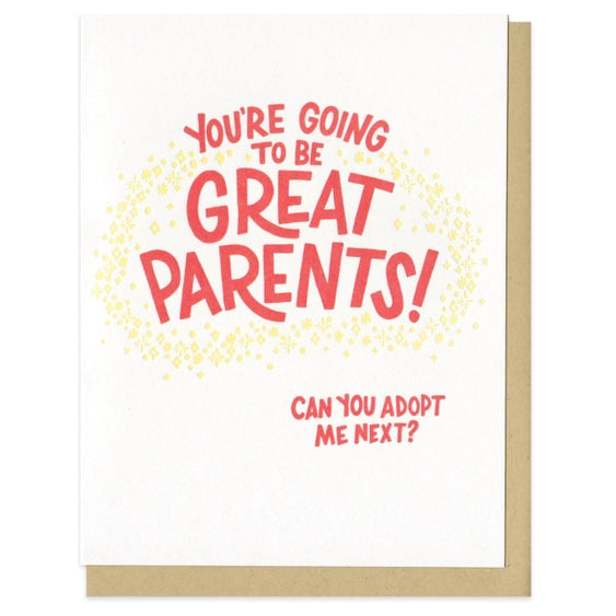 Great Parents Greeting Card