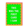 First Card Greeting Card