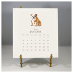 Load image into Gallery viewer, Personalized Pet Calendar 2026 Desk Calendar &amp; Easel $50
