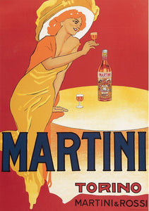 Martini - Vintage Style Poster