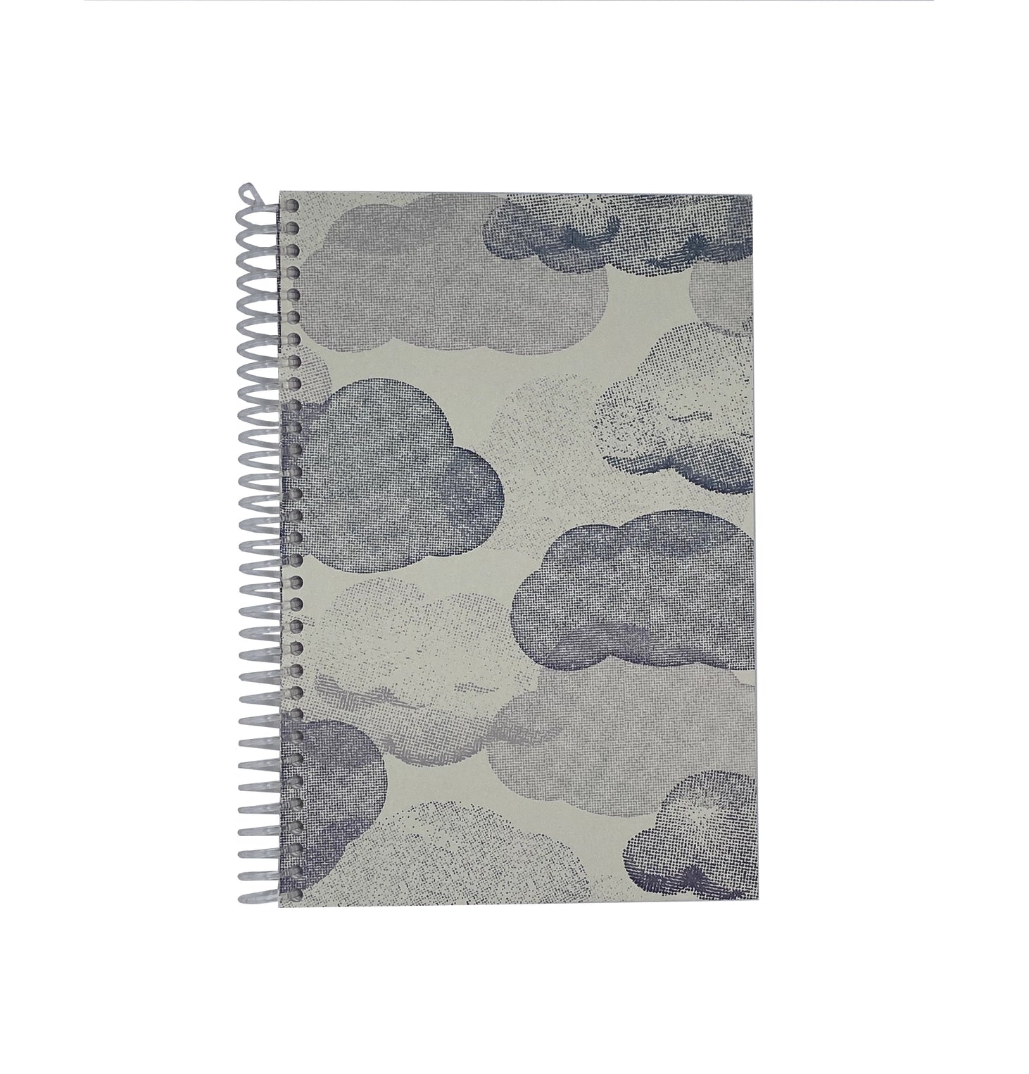 Cloud Letterpress Spiral Notebook - Large