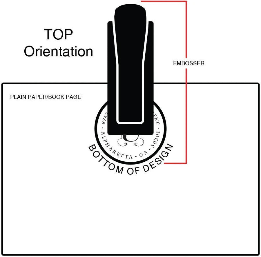 Round Embosser (Impression size: 1.6" diameter)