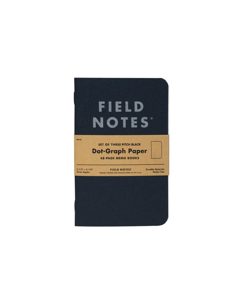 Field Notes Pitch Black Memo Book – On Paper