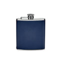 Leather Wrapped Silver Flask