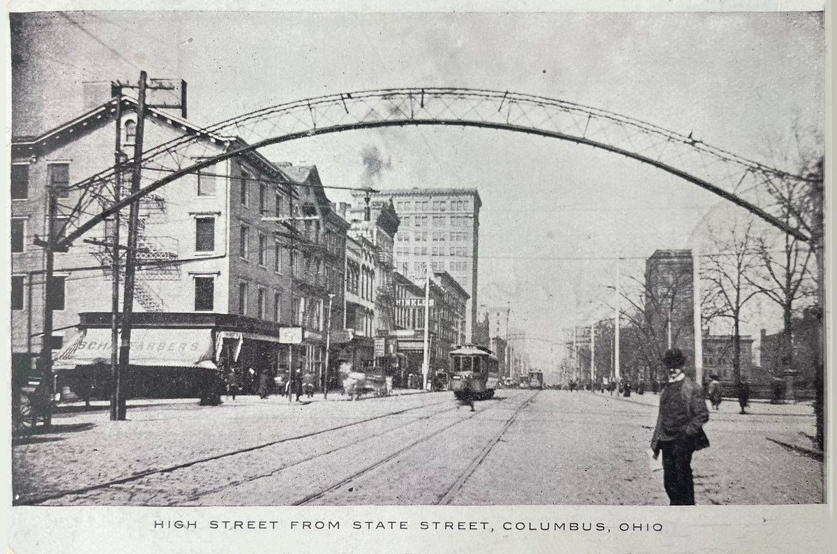 High Street State Street Postcard