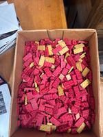 Load image into Gallery viewer, Vintage Halsam American Bricks Wooden Building Set c. 1940s
