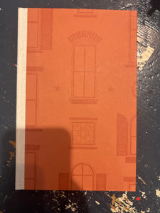 Hardcover Journal with Decorative paper - large with window graphics