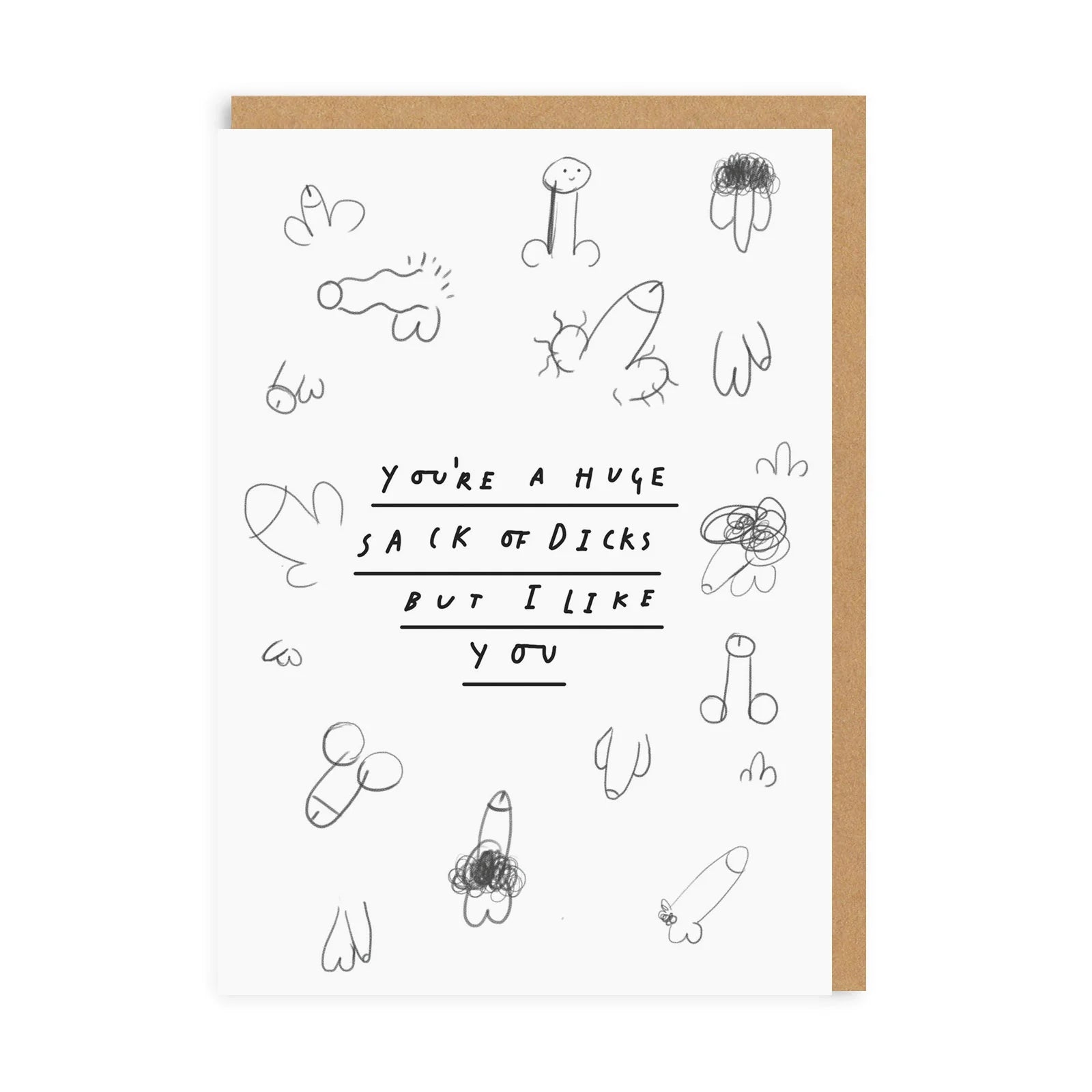 Sack 'O Dicks Greeting Card