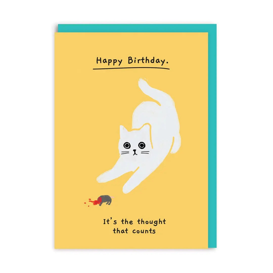 It's the Thought That Counts Birthday Card