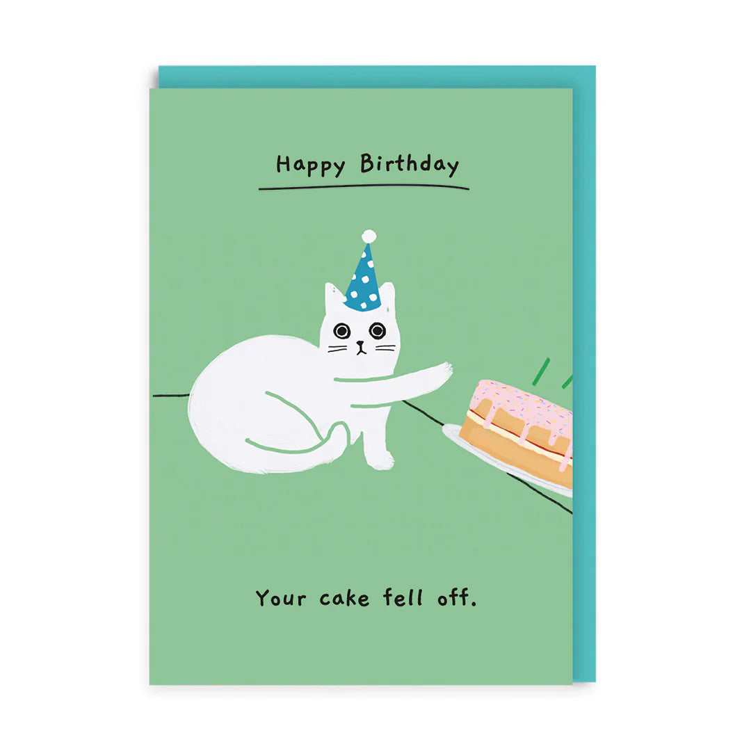 "Happy Birthday" Your Cake Fell Off Birthday Card