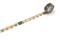 15mm espresso coffee guide washi tape