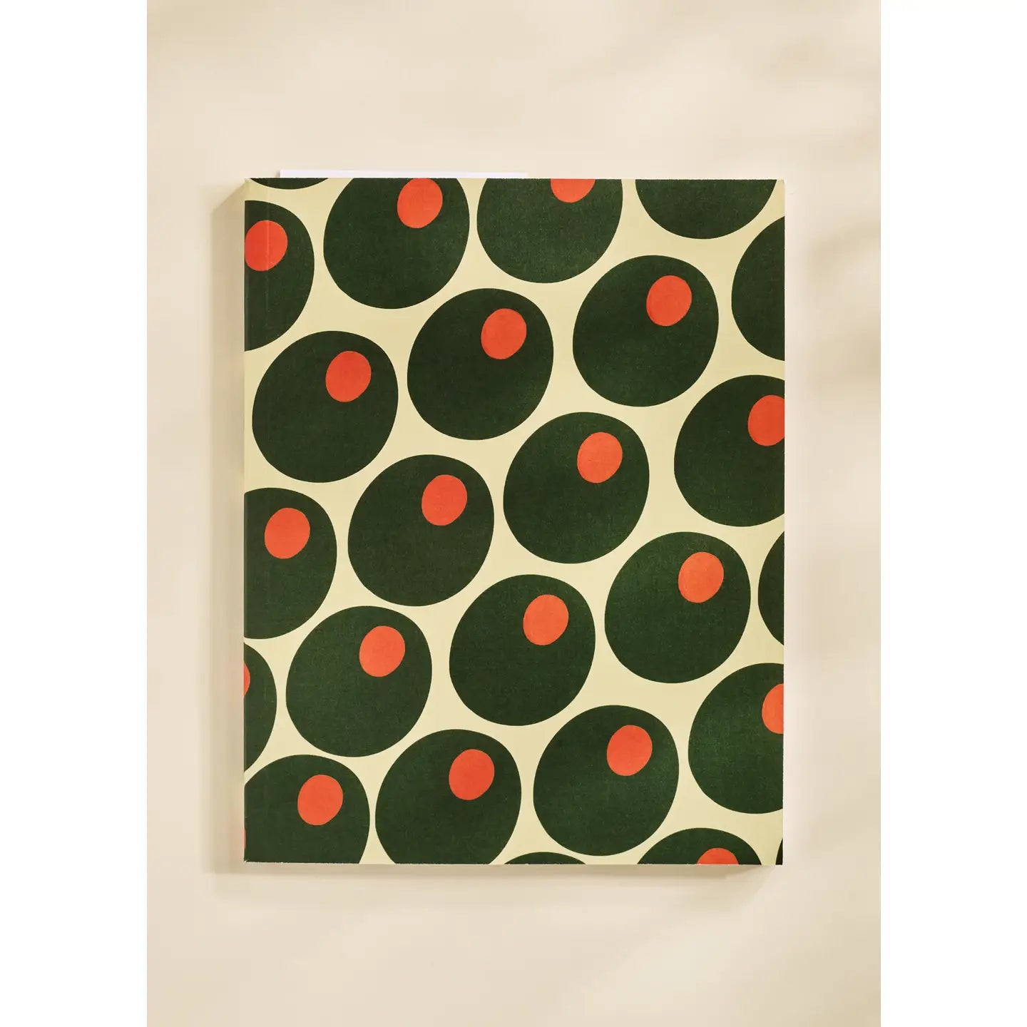Retro Olive Lined Journal