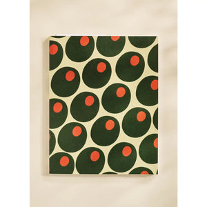 Retro Olive Lined Journal