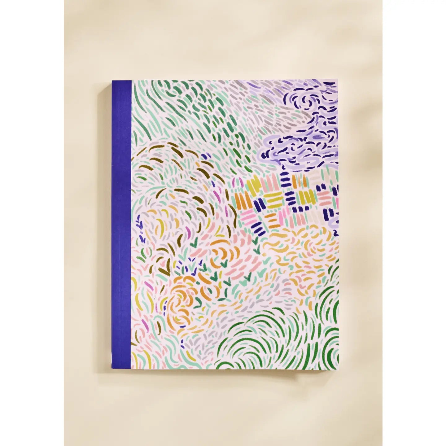 Brushstroke Garden Lined Journal