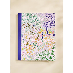 Brushstroke Garden Lined Journal