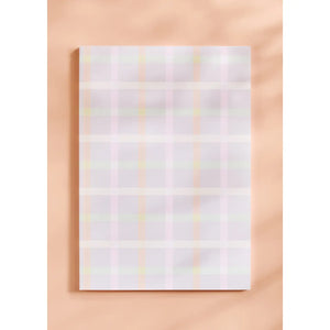 Pastel Gingham Dot Grid Notebook