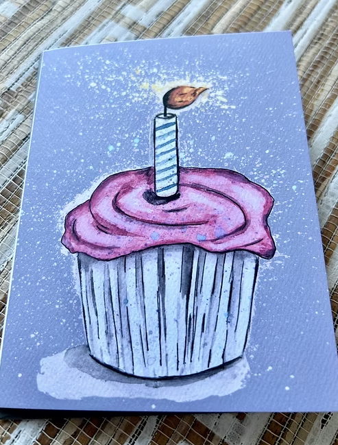 Best Bday Ever - Pink Cupcake