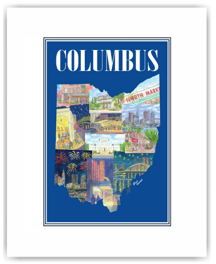 Columbus Collage Card