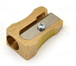 Load image into Gallery viewer, DUX Brass Pencil Sharpener
