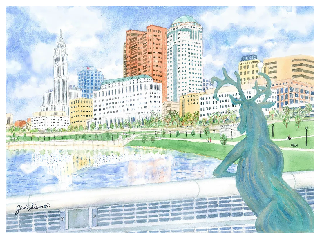 My Deer Columbus Card