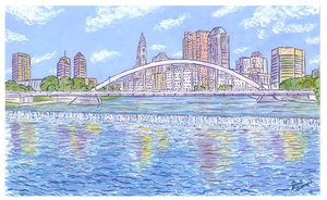 Impressionistic Columbus Card