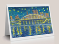 Starry Night Over Columbus Print by Jim Siemer