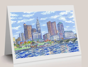 Columbus Skyline Card