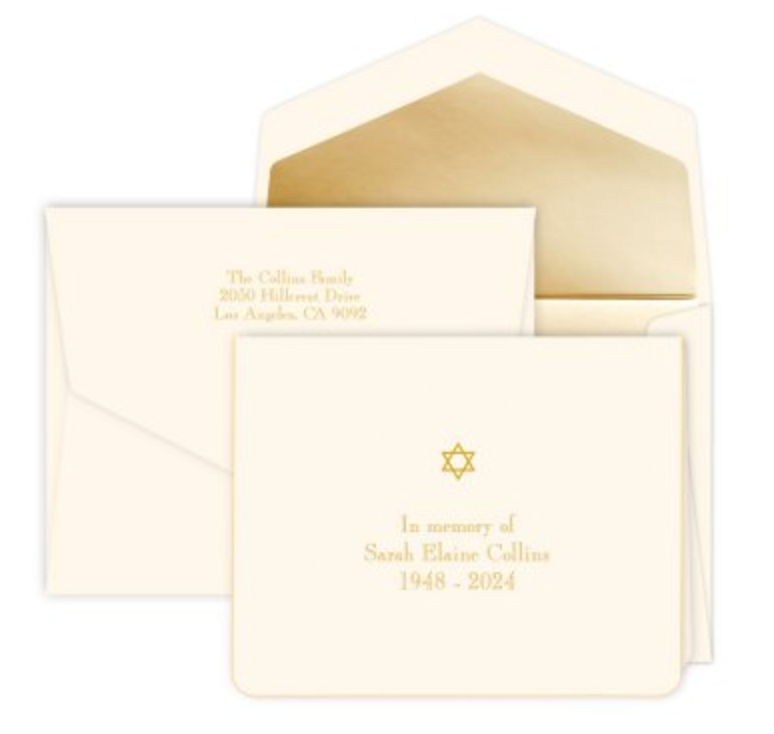 Sympathy LaTour Folded Note