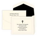 Sympathy Almond Folded Note