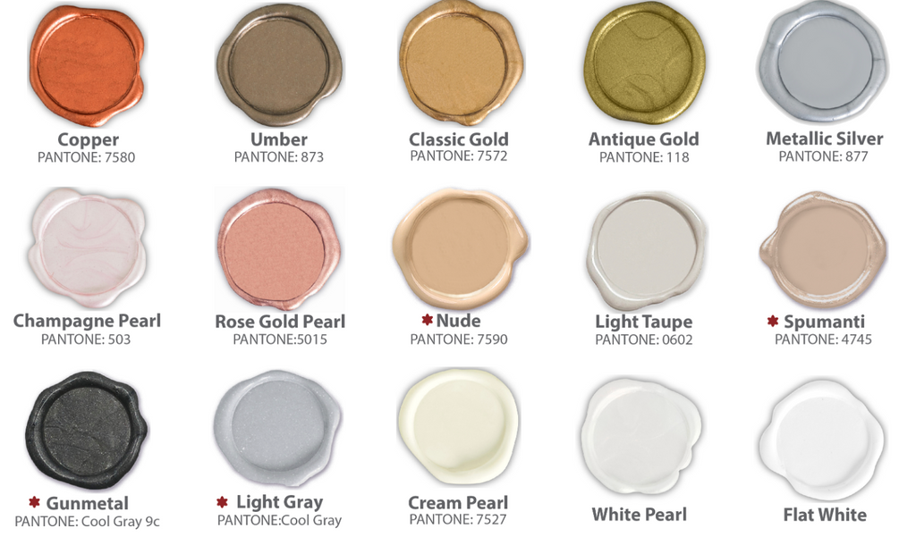 Wedding Duogram Adhesive Wax Seals