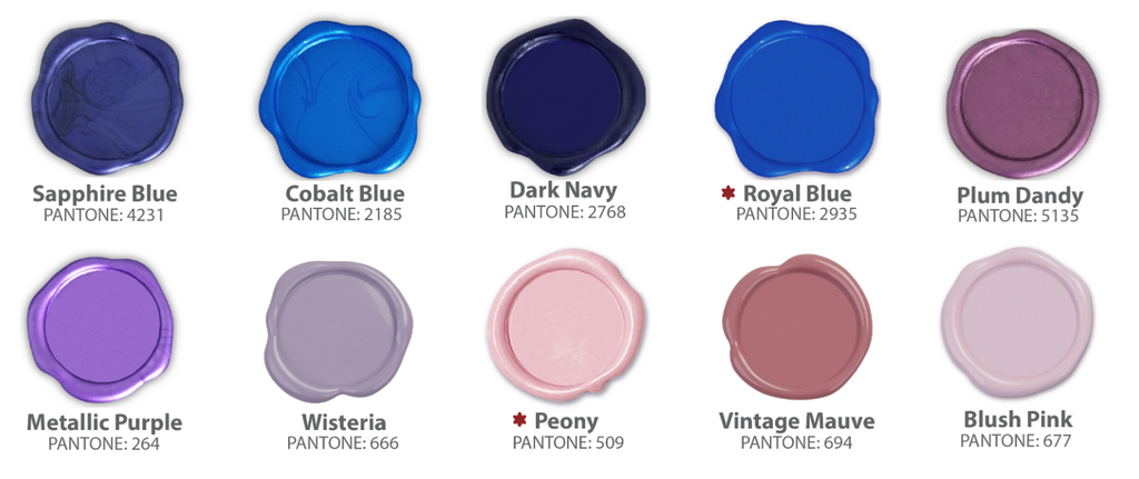 Wedding Duogram Adhesive Wax Seals