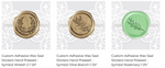 Load image into Gallery viewer, Symbol Adhesive Wax Seals
