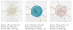 Load image into Gallery viewer, Symbol Adhesive Wax Seals
