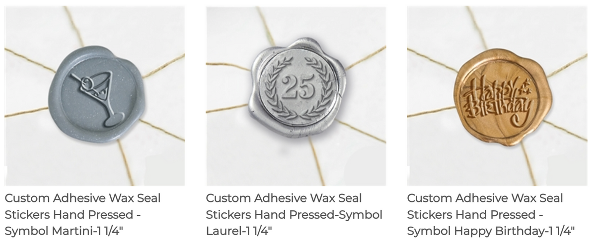 Symbol Adhesive Wax Seals